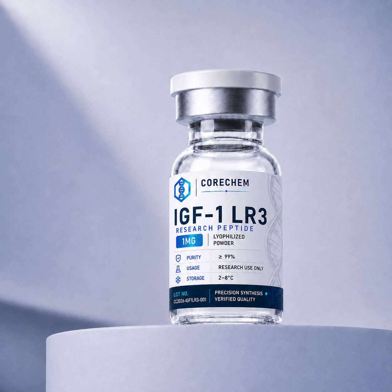 IGF-1 LR3 Reference Material — analytical reference material for in-vitro laboratory research